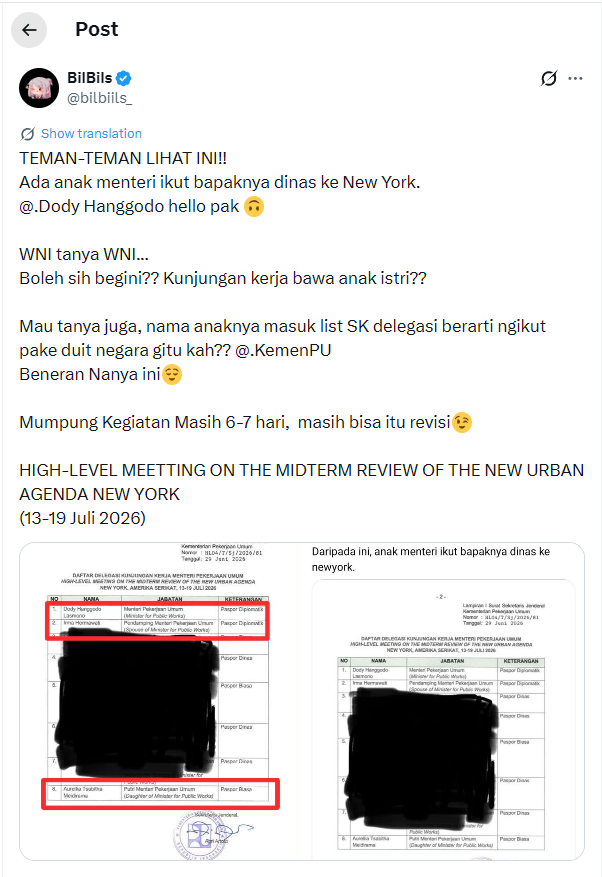 Ingatkah kamu kalau fasilitas negara sering kali disalahgunakan sebagai karpet merah keluarga?